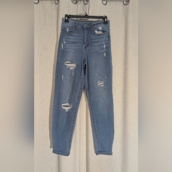 No Boundaries Denim - No Boundaries Light Blue Distressed Skinny Jeans
